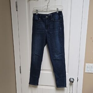 Jessica Simpson Womens Size 4 Stretchy Skinny Jeans Jeggins Dark Blue Wa…